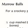 Marrow Balls